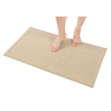 American Soft Linen 100% Cotton Bath Mat Rugs, 17x24 inches Slip Resistant Bottom Base Bath Mats for Bathroom - 50 Set Case Pack