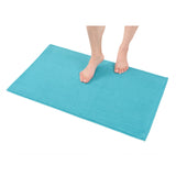 American Soft Linen 100% Cotton Bath Mat Rugs, 17x24 inches Slip Resistant Bottom Base Bath Mats for Bathroom - 50 Set Case Pack