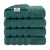 American Soft Linen 100% Cotton Turkish Towels for Bathroom, 4 Pack Bath Towel Set, Super Soft, Extra Large Bath Towels