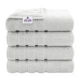 American Soft Linen 100% Cotton Turkish Towels for Bathroom, 4 Pack Bath Towel Set, Super Soft, Extra Large Bath Towels