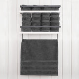 American Soft Linen 100% Cotton Turkish Towels, 4 Pack Hand Towel Set, Super Soft, Absorbent, Quick Dry Premium Towels