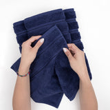 American Soft Linen 100% Cotton Turkish Towels, 4 Pack Hand Towel Set, Super Soft, Absorbent, Quick Dry Premium Towels