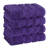 American Soft Linen 100% Cotton Turkish Towels, 4 Pack Hand Towel Set, Super Soft, Absorbent, Quick Dry Premium Towels