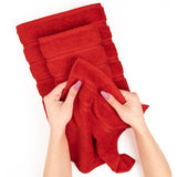 American Soft Linen 100% Cotton Turkish Towels, 4 Pack Hand Towel Set, Super Soft, Absorbent, Quick Dry Premium Towels
