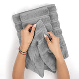 American Soft Linen 100% Cotton Turkish Towels, 4 Pack Hand Towel Set, Super Soft, Absorbent, Quick Dry Premium Towels