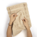 American Soft Linen 100% Cotton Turkish Towels, 4 Pack Hand Towel Set, Super Soft, Absorbent, Quick Dry Premium Towels