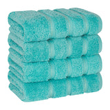 American Soft Linen 100% Cotton Turkish Towels, 4 Pack Hand Towel Set, Super Soft, Absorbent, Quick Dry Premium Towels