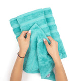American Soft Linen 100% Cotton Turkish Towels, 4 Pack Hand Towel Set, Super Soft, Absorbent, Quick Dry Premium Towels