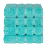 American Soft Linen 100% Cotton Turkish Towels, 4 Pack Hand Towel Set, Super Soft, Absorbent, Quick Dry Premium Towels