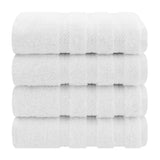American Soft Linen 100% Cotton Turkish Towels, 4 Pack Hand Towel Set, Super Soft, Absorbent, Quick Dry Premium Towels