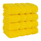 American Soft Linen 100% Cotton Turkish Towels, 4 Pack Hand Towel Set, Super Soft, Absorbent, Quick Dry Premium Towels