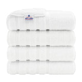 4 Piece 100% Cotton Turkish Bath Towel - 6 Set Case Pack