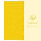4 Piece 100% Cotton Turkish Bath Towel - 6 Set Case Pack