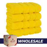 4 Piece 100% Cotton Turkish Towels, Hand Towel Set, Soft, Absorbent, Quick Dry - 28 Set Case Pack