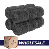 4 Piece 100% Cotton Luxury Washcloth Turkish Towel Set - 60 Set Case Pack