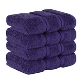 4 Piece 100% Cotton Luxury Washcloth Turkish Towel Set - 60 Set Case Pack