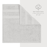 4 Piece 100% Cotton Luxury Washcloth Turkish Towel Set - 60 Set Case Pack