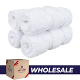 4 Piece 100% Cotton Luxury Washcloth Turkish Towel Set - 60 Set Case Pack