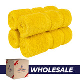 4 Piece 100% Cotton Luxury Washcloth Turkish Towel Set - 60 Set Case Pack
