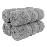 4 Piece 100% Cotton Softness, Elegance, Comfort Washcloth Turkish Towel Set