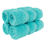 4 Piece 100% Cotton Softness, Elegance, Comfort Washcloth Turkish Towel Set