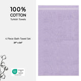 American Soft Linen Bekos 100% Cotton Turkish Towels, 4 Piece Bath Towel Set