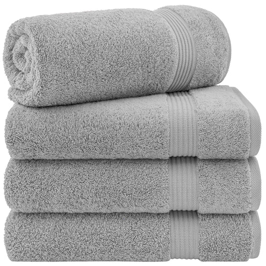 Bekos Turkish Cotton Towel Set 4 Piece Luxury Bath