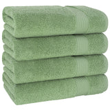 American Soft Linen Bekos 100% Cotton Turkish Towels, 4 Piece Bath Towel Set
