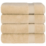 American Soft Linen Bekos 100% Cotton Turkish Towels, 4 Piece Bath Towel Set