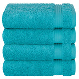 American Soft Linen Bekos 100% Cotton Turkish Towels, 4 Piece Hand Towel Set