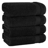American Soft Linen Bekos 100% Cotton Turkish Towels, 4 Piece Hand Towel Set