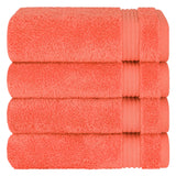 American Soft Linen Bekos 100% Cotton Turkish Towels, 4 Piece Hand Towel Set