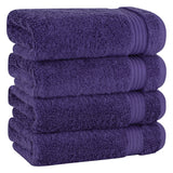 American Soft Linen Bekos 100% Cotton Turkish Towels, 4 Piece Hand Towel Set