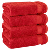 American Soft Linen Bekos 100% Cotton Turkish Towels, 4 Piece Hand Towel Set