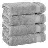 American Soft Linen Bekos 100% Cotton Turkish Towels, 4 Piece Hand Towel Set