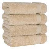 American Soft Linen Bekos 100% Cotton Turkish Towels, 4 Piece Hand Towel Set