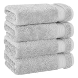 American Soft Linen Bekos 100% Cotton Turkish Towels, 4 Piece Hand Towel Set