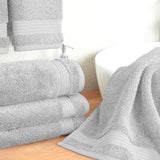 American Soft Linen Bekos 100% Cotton Turkish Towels, 4 Piece Hand Towel Set