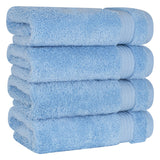 American Soft Linen Bekos 100% Cotton Turkish Towels, 4 Piece Hand Towel Set