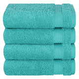 American Soft Linen Bekos 100% Cotton Turkish Towels, 4 Piece Hand Towel Set