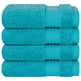 American Soft Linen Bekos 100% Cotton Turkish Towels, 4 Piece Washcloth Towel Set