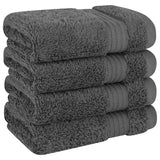 American Soft Linen Bekos 100% Cotton Turkish Towels, 4 Piece Washcloth Towel Set