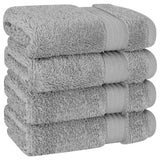 American Soft Linen Bekos 100% Cotton Turkish Towels, 4 Piece Washcloth Towel Set