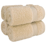 American Soft Linen Bekos 100% Cotton Turkish Towels, 4 Piece Washcloth Towel Set