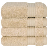 American Soft Linen Bekos 100% Cotton Turkish Towels, 4 Piece Washcloth Towel Set