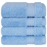 American Soft Linen Bekos 100% Cotton Turkish Towels, 4 Piece Washcloth Towel Set