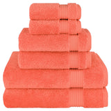 American Soft Linen Bekos 100% Cotton Turkish Towels 6 Piece Bath Towel Set with 18 Different Colors