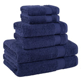 American Soft Linen Bekos 100% Cotton Turkish Towels 6 Piece Bath Towel Set with 18 Different Colors