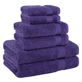 American Soft Linen Bekos 100% Cotton Turkish Towels 6 Piece Bath Towel Set with 18 Different Colors