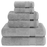 American Soft Linen Bekos 100% Cotton Turkish Towels 6 Piece Bath Towel Set with 18 Different Colors
